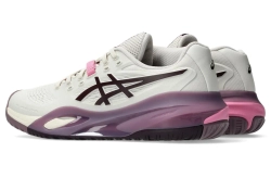 Женские теннисные кроссовки Asics Gel-Resolution X - soft oat/dark aubergine