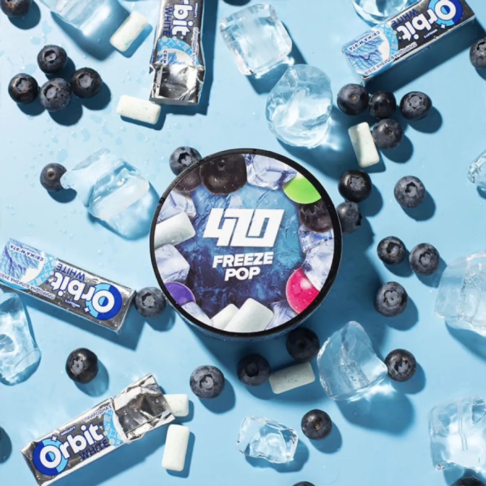420 Dark Frost Line – Freeze Pop / Чорниця Жувальна гумка (250г)