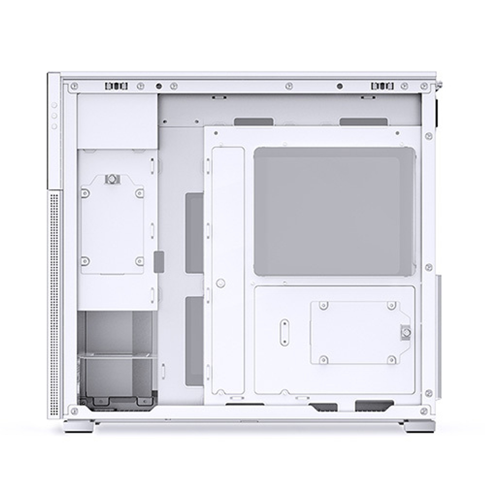 Корпус JONSBO D41 STD SC, 8" Color LCD, mini-ITX, micro-ATX, ATX, белый (без БП)