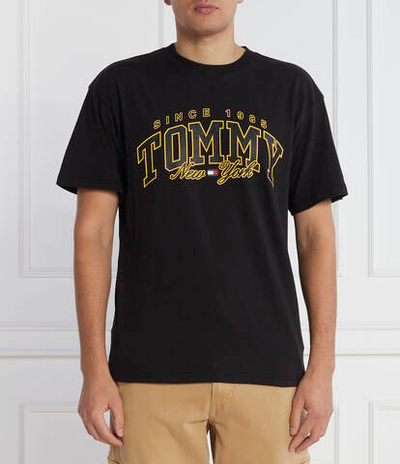Футболка LUXE VARSITY Tommy Jeans - черный(DM0DM17733)