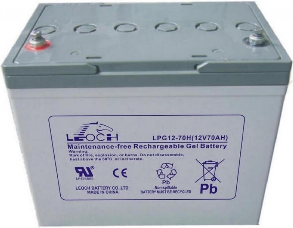 LEOCH LPG 12-70 H аккумулятор LEOCH LPG 12-70 H аккумулятор