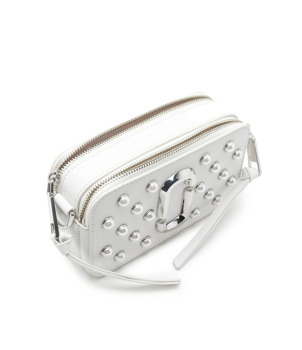Кожаная Наплечная сумка PEARL SNAPSHOT Marc Jacobs - белый(2R3HCR008H02)