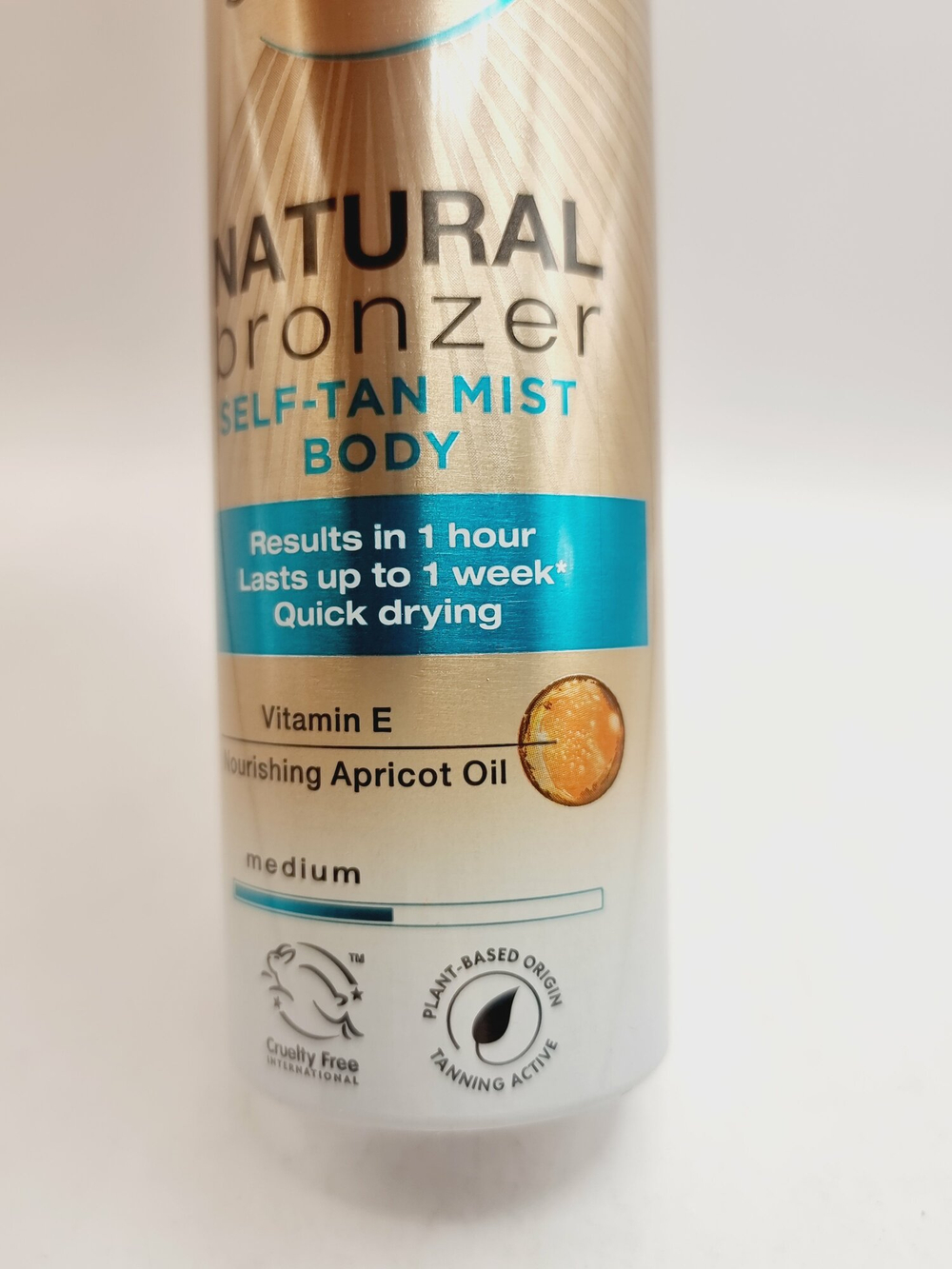 Спрей автозагар для тела Garnier Ambre Solaire Natural Bronzer mediub с витамином Е и абрикосовым маслом 150 мл ( Из Финляндии )