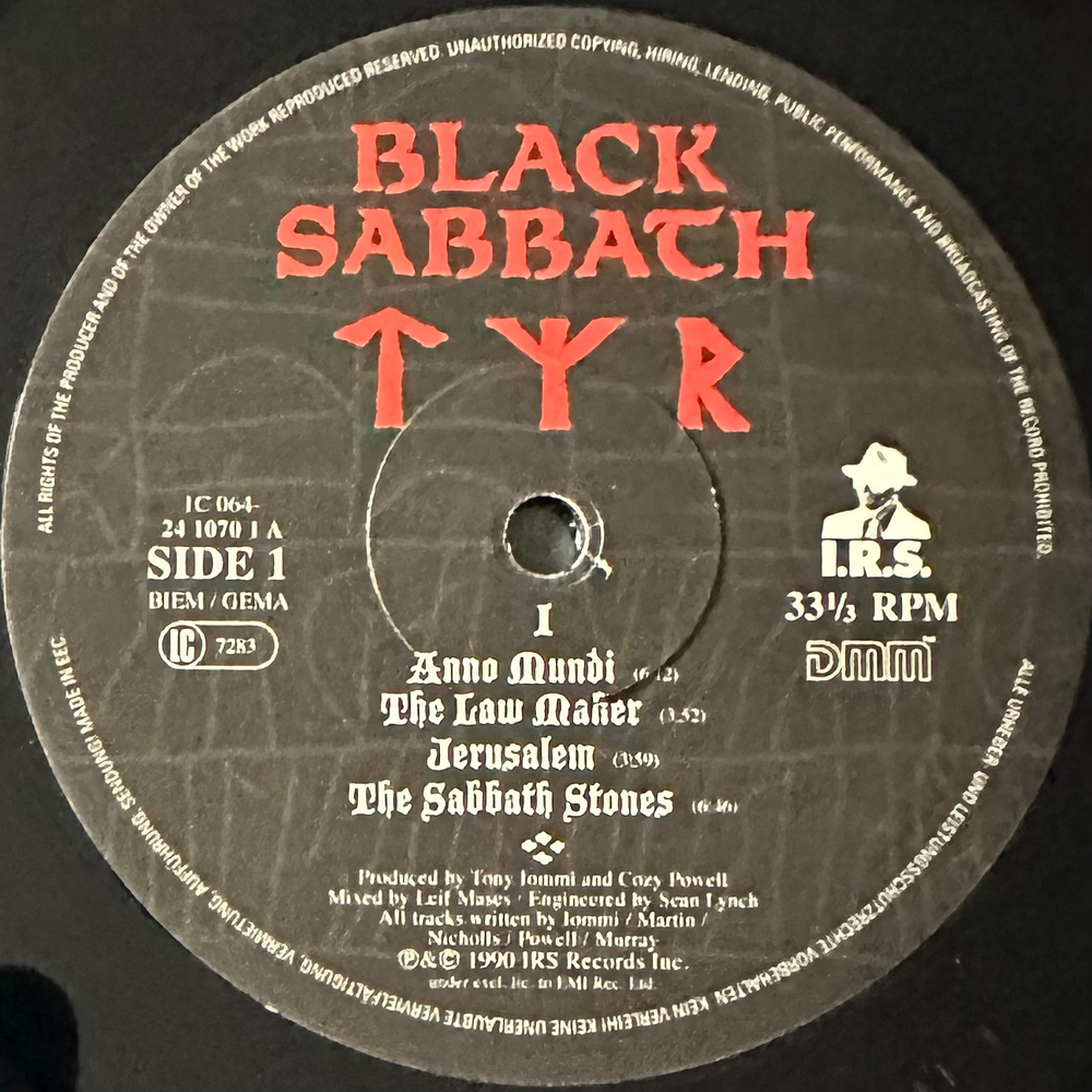 Black Sabbath- Tyr (Европа)