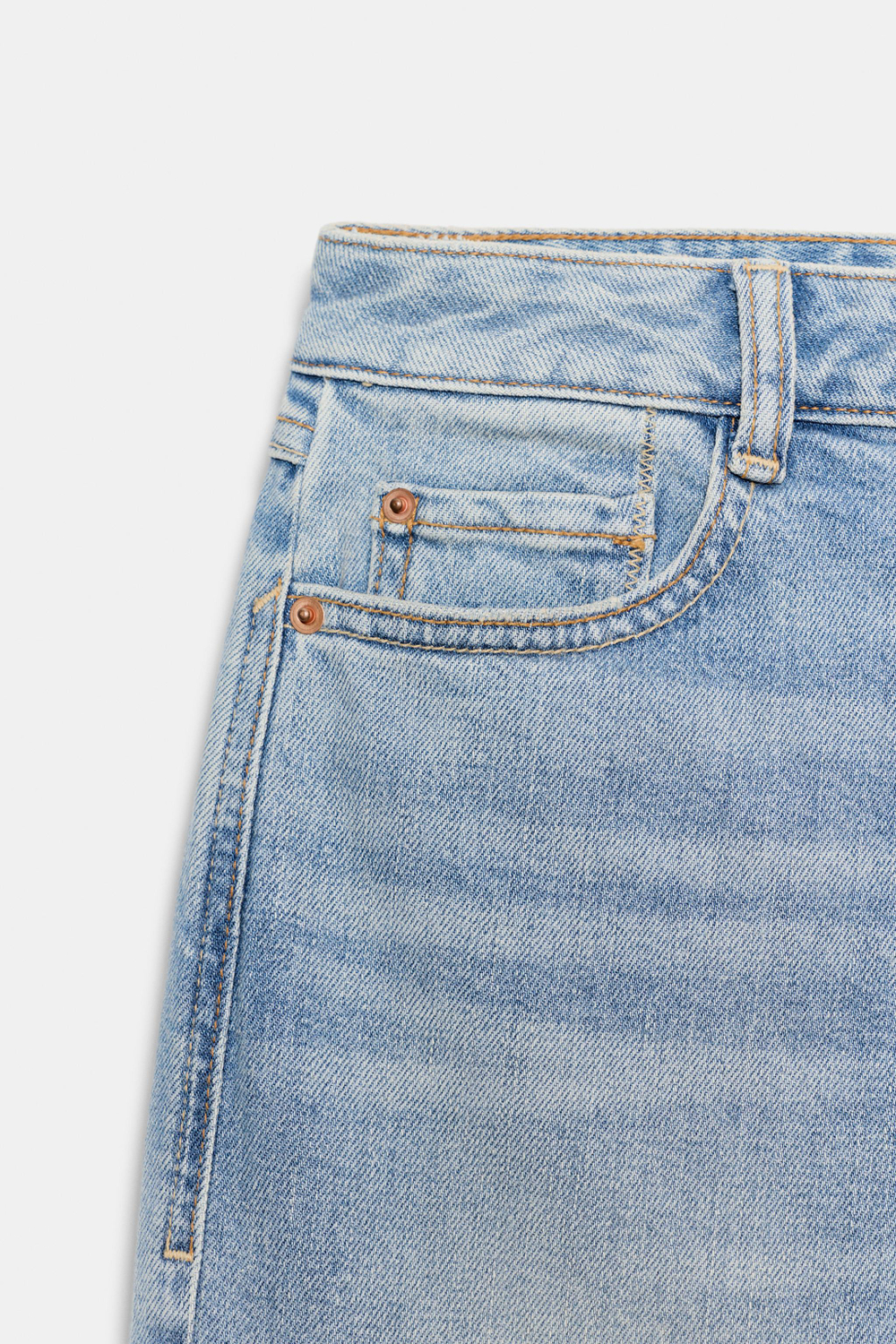 ДЖИНСЫ Z1975 RELAXED FIT СО СРЕДНЕЙ ПОСАДКОЙ И ОТВОРОТАМИ — ZARA