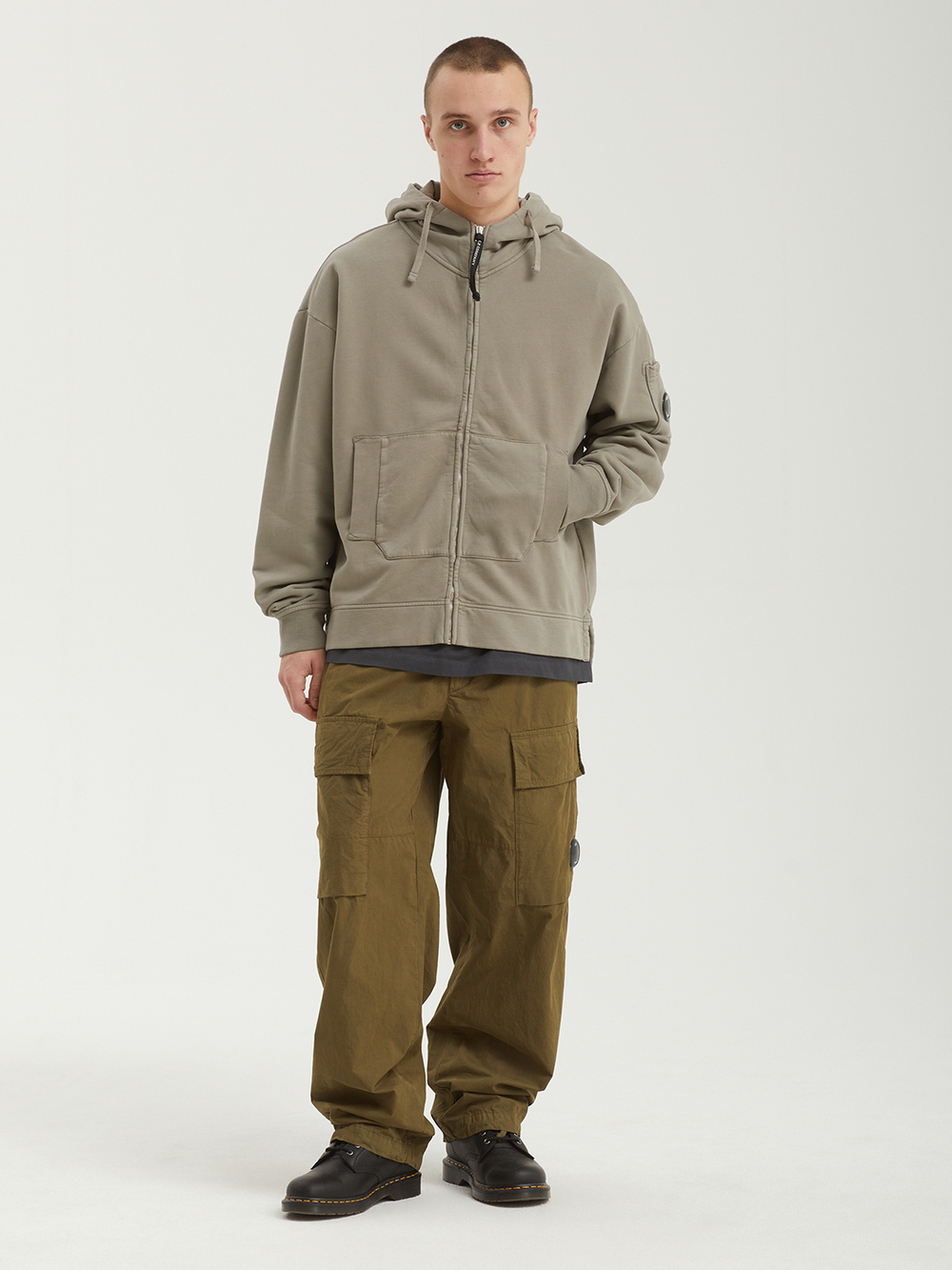 Мужская Толстовка In Brushed Emerized Diagonal Fleece