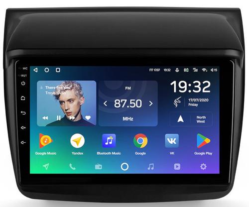 Магнитола для Mitsubishi L200, Pajero Sport 2006-2016 - Teyes CC2 PLUS монитор 9" QLED, Android 10, Быстрая, SIM-слот