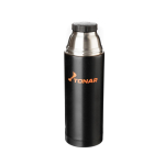Термос (HS.TM-026) 1200ML черный (дополн.пласт.чашка)