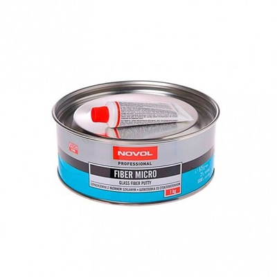 NOVOL FIBER MICRO Шпатлевка со стекловолокном 1 кг