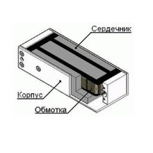 Электромагнитный замок М1-300 (коричневый с уголком)