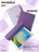 Чехол книжка для iPad 7/8/9 10,2"Gurdini Slim Case полиуретановый фиолетовый
