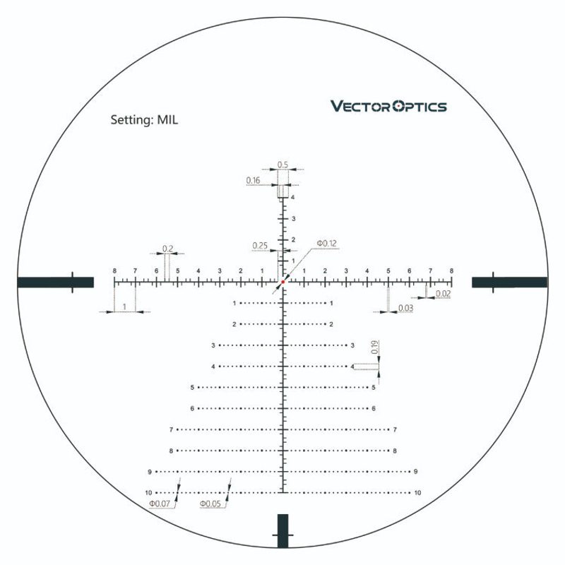 Прицел Vector Optics Continental 5-30x56, 34 мм, Tactical FFP