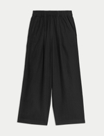 Широкие брюки из смесовой льняной ткани T57009087 - Marks & Spencer