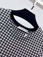 Короткое расклешенное платье Dior Check'n'Dior