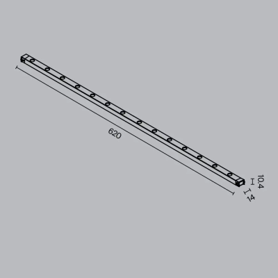Трековый светильник Точки / Points Basity 3000K/6000K 24Вт 36°, TR174-1-24WTW-M-B. TM Maytoni