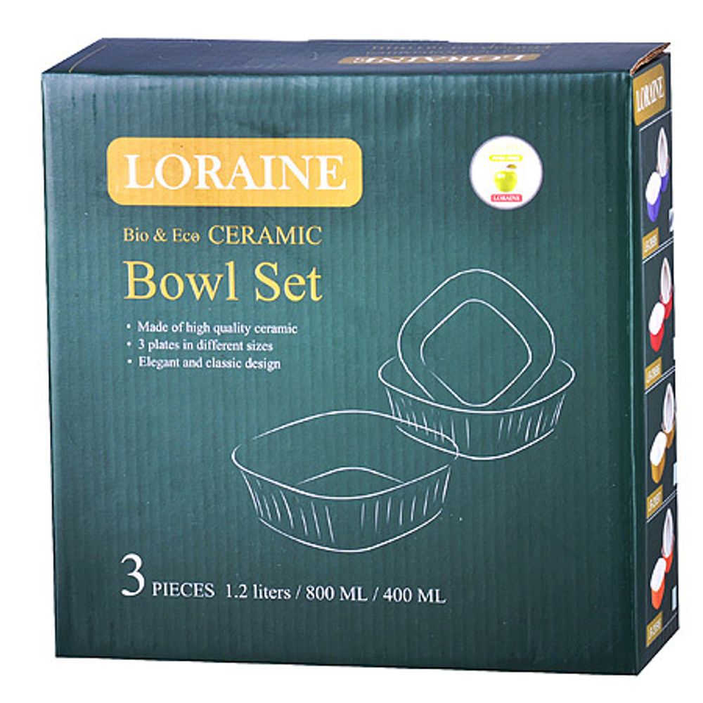 Набор салатниц Loraine 29596 3 шт.