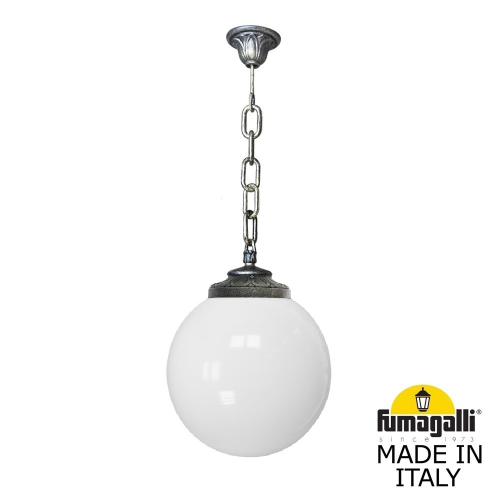 Уличный подвесной светильник Fumagalli GLOBE 300 G30.120.000.BYF1R