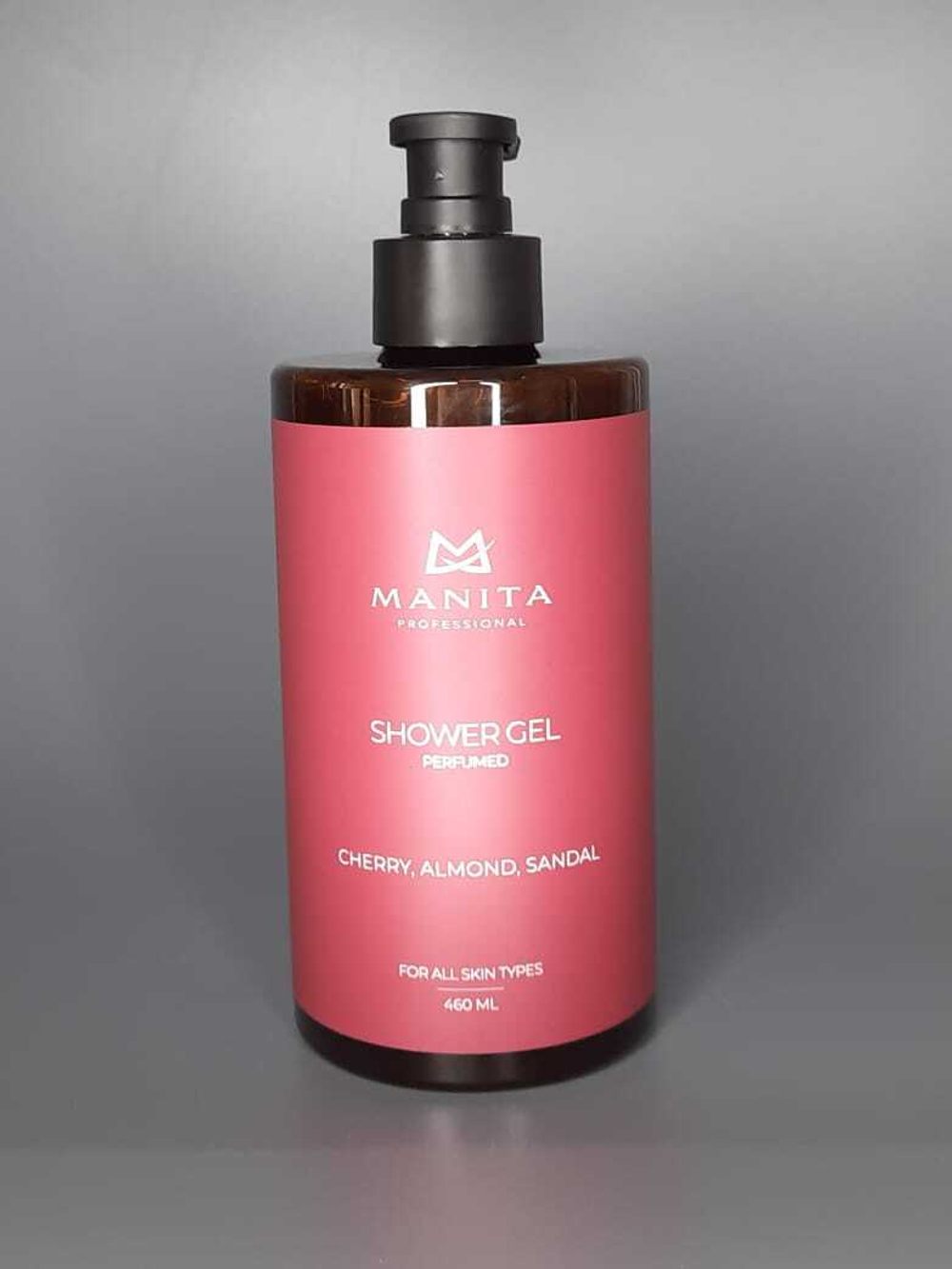 Manita Professional Гель для душа парфюмированный Cherry, Almond, Sandal, 460мл