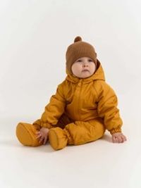 Шапка хлопковая на подкладе "Песок" 0+