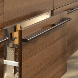 IKEA STENSTA  (ИКЕА СТЕНСТА)  -  Фасад ящика - тёмно-коричневый шпон ясеня 40x20 см