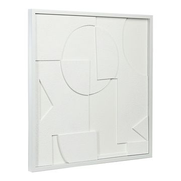 Панно декоративное с эффектом 3d minimalism, с белой рамой, 60х60 см