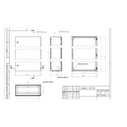 Корпус металлический ЭРА OPTIMA ЩМП-100.65.25 (1000х650х285) IP54 У2 серый | Корпуса металлические с монтажной панелью