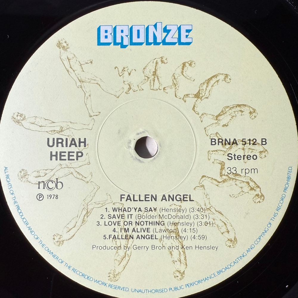 Uriah Heep - Fallen Angel (Норвегия 1978г.)