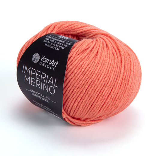 Пряжа YarnАrt "Imperial Merino", 100% шерсть, коралл