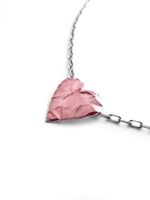 Колье-сердце Фолио, розовая позолота / Folio pink