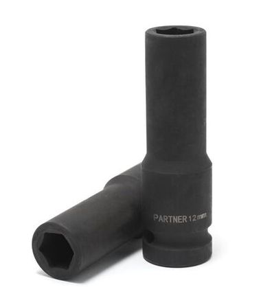 Головка ударная глубокая 11мм 1/2''6гр Partner PA-4458511