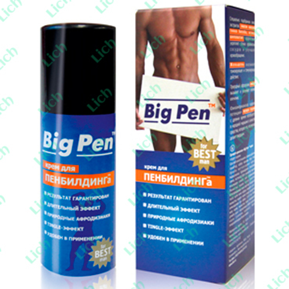 Крем для увеличения полового члена Big Pen 50 г.