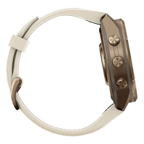 Часы Garmin Fenix 9 Pro 43 мм AMOLED Autumn Gold Titanium Cream / French Gray (010-04335-26)