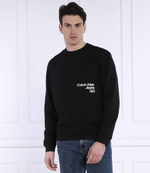 Худи DIFFUSED LOGO CREW NECK CALVIN KLEIN JEANS - черный(J30J325155)