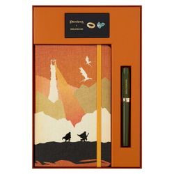 Набор Moleskine блокнот Large в линейку с ручкой и 2 шильда (LELRPRMBOX)