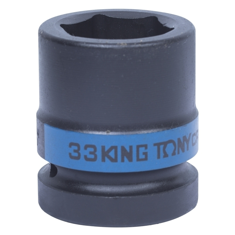 KING TONY (853533M) Головка торцевая ударная шестигранная 1", 33 мм