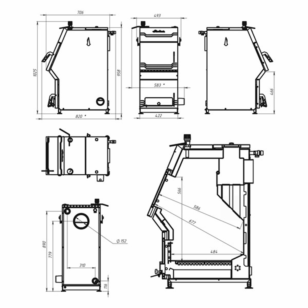 Твердотопливный котел Stoker PRO 25