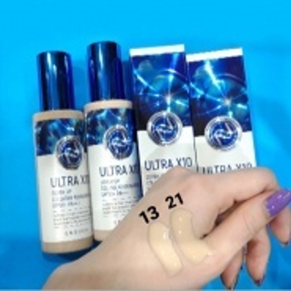 Enough Ulta x10 Cover Up Collagen Foundation тональный крем с коллагеном тон № 21 натуральный бежевый