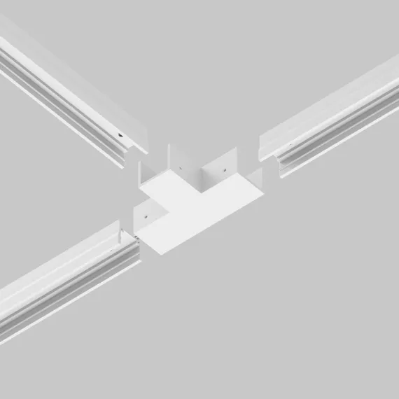 Коннектор T-образный Комплектующие для уличной трековой системы Elasity IP O-TR001-TC-W Maytoni