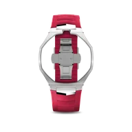 Корпус для часов POP-Swatch x AP - Красный и Розовый - Комплект из 2 ремешков