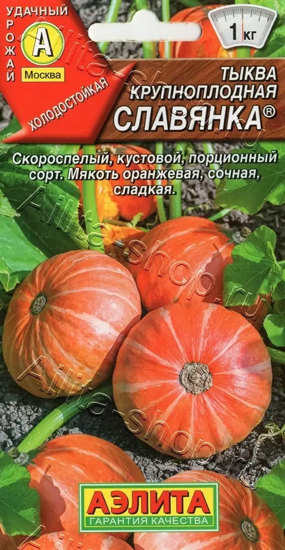 Тыква Славянка 1г крупноплодная Ц Аэлита