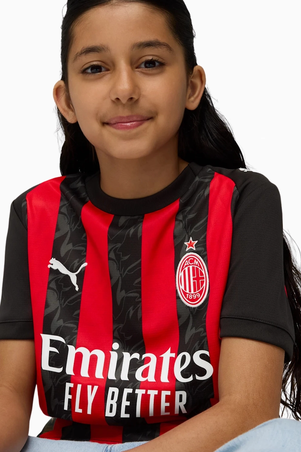 Футболка Puma AC Milan 25/26 Home Junior