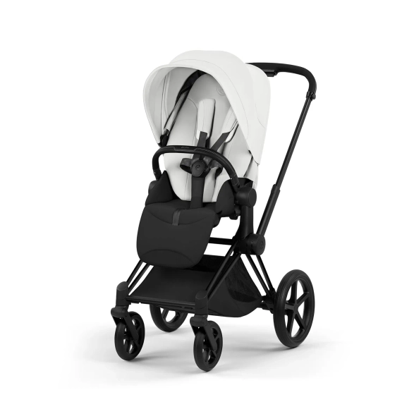 Детская коляска Cybex Priam V Style 2 в 1 Off White на шасси Matt Black