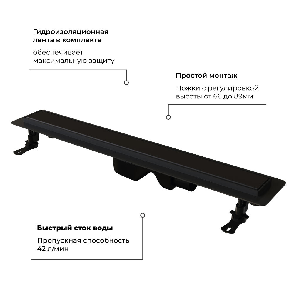 Душевой лоток Drain Leo-31 (600)