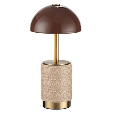 Настольная лампа 3W 3000K 5453/3TL бронза/кофейный/бежевый L-Vision Lulu Odeon Light EXCLUSIVE