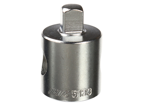 Переходник 1/4"х3/8" с отверстием JTC
