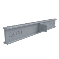 Переливная решетка ACON 195x34 мм цвет белый, синий, голубой, серый, черный