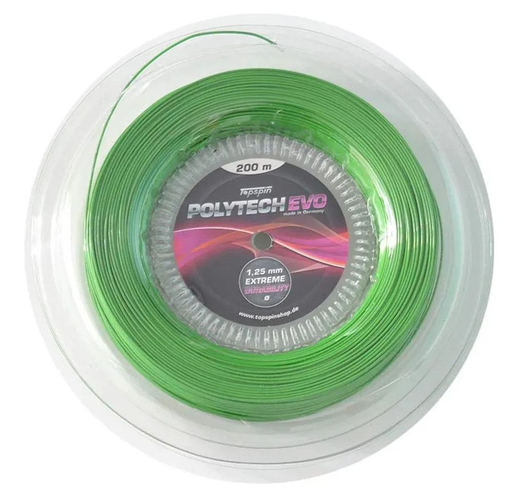 Струны теннисные Topspin Poly Tech Evo (200m) - green