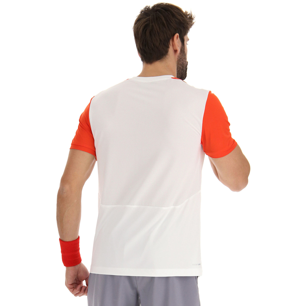 Мужское теннисное поло Lotto Top IV T-Shirt Men - White, Red