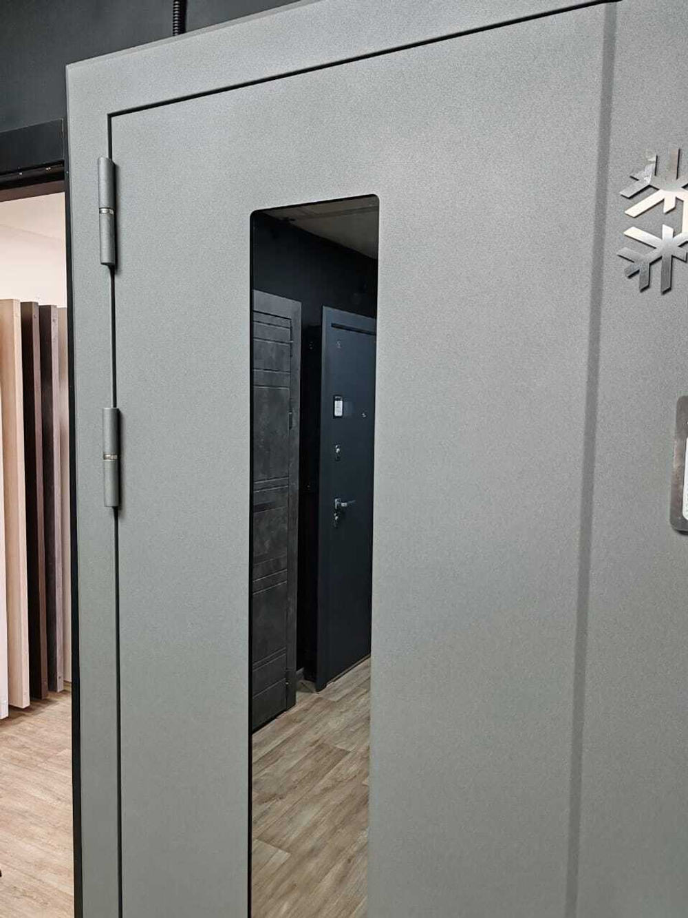 Входная дверь SEZAM Термо Т-800 Пепельный муар - Миндаль