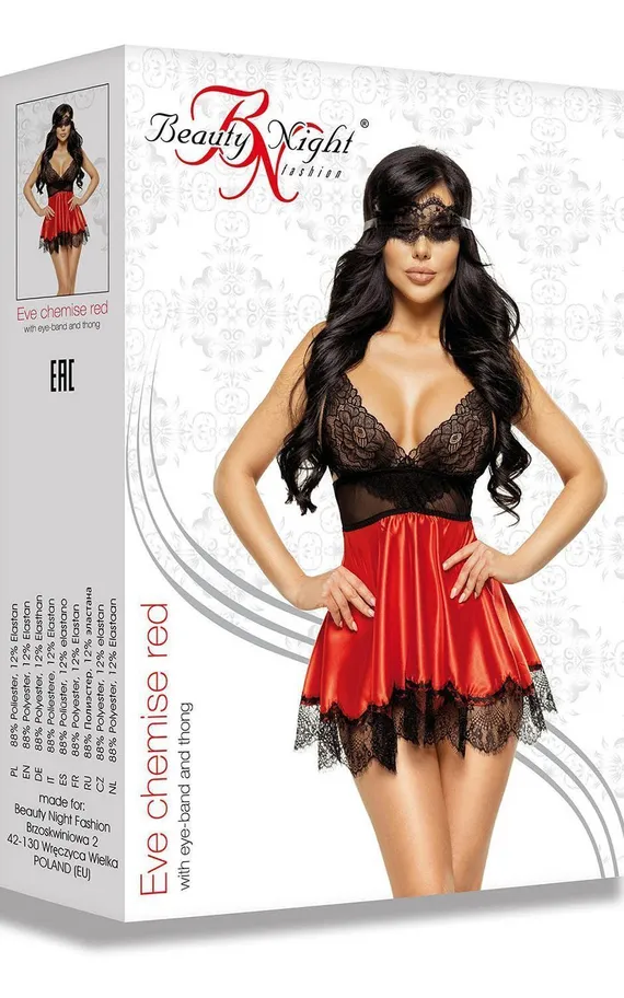 Eve chemise Red